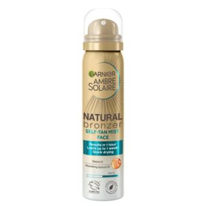 Garnier Ambre Solaire Natural Bronzer Self Tan Mist Face 75 ml