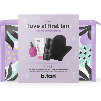 B.Tan Love At First Tan Gift Set 2 x 100 ml + 2 stk