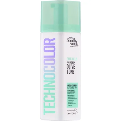 Bondi Sands Technocolor Self Tanning Foam Emerald Olive Tone 200 ml