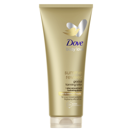 Dove Summer Revived Gradual Tanning Lotion Light To Medium Results 200 ml