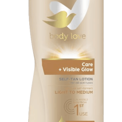 Dove Visible Glow Self-Tan Lotion Fair Medium Skin 400 ml