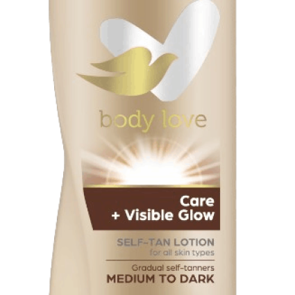 Dove Visible Glow Self-Tan Lotion Medium Dark Skin 400 ml