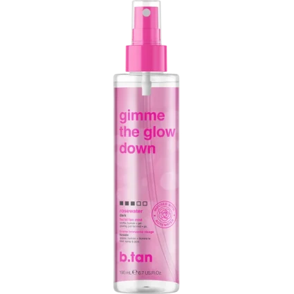 b.tan Gimme The Glow Down Rose Water Facial Tan Mist 190 ml