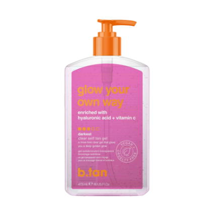 b.tan Glow Your Own Way Clear Self Tan Gel - 473 ml